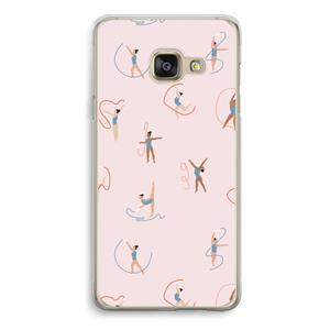 CaseCompany Dancing #3: Samsung Galaxy A3 (2016) Transparant Hoesje