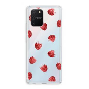 CaseCompany Framboosjes: Samsung Galaxy S10 Lite Transparant Hoesje