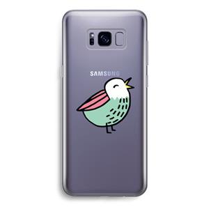 CaseCompany Birdy: Samsung Galaxy S8 Transparant Hoesje