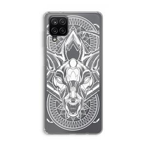 CaseCompany Oh Deer: Samsung Galaxy A12 Transparant Hoesje