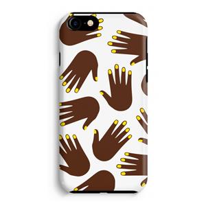 CaseCompany Hands dark: iPhone 8 Tough Case