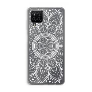 CaseCompany Roses Are Red: Samsung Galaxy A12 Transparant Hoesje