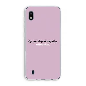 CaseCompany gij beslist: Samsung Galaxy A10 Transparant Hoesje