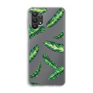CaseCompany Lange bladeren: Samsung Galaxy A32 5G Transparant Hoesje