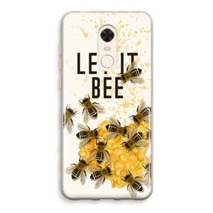 CaseCompany Let it bee: Xiaomi Redmi 5 Transparant Hoesje