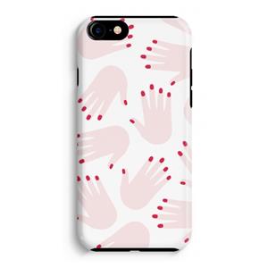 CaseCompany Hands pink: iPhone 8 Tough Case