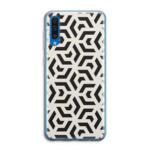 CaseCompany Crazy pattern: Samsung Galaxy A50 Transparant Hoesje
