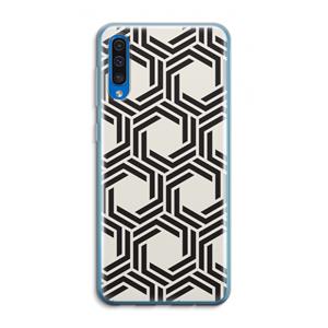 CaseCompany Geometrisch patroon: Samsung Galaxy A50 Transparant Hoesje