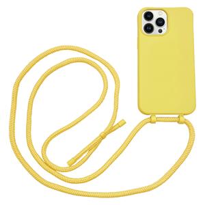 Hoyde Høyde - Necklace Backcover hoes - iPhone 13 Pro - Geel