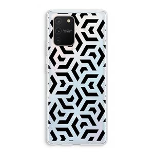 CaseCompany Crazy pattern: Samsung Galaxy S10 Lite Transparant Hoesje