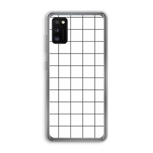 CaseCompany Rooster: Samsung Galaxy A41 Transparant Hoesje