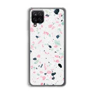 CaseCompany Terrazzo N°3: Samsung Galaxy A12 Transparant Hoesje