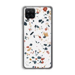 CaseCompany Terrazzo N°4: Samsung Galaxy A12 Transparant Hoesje