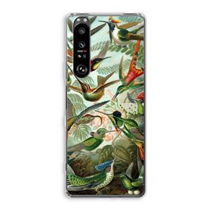 CaseCompany Haeckel Trochilidae: Sony Xperia 1 III Transparant Hoesje