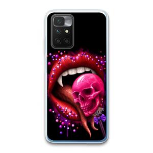 CaseCompany Dodelijk zoet: Xiaomi Redmi 10 Transparant Hoesje