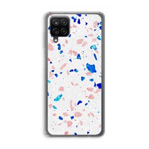 CaseCompany Terrazzo N°6: Samsung Galaxy A12 Transparant Hoesje
