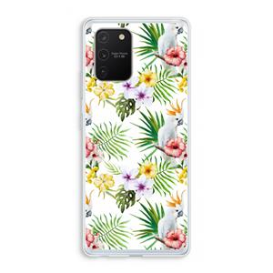 CaseCompany Gele kuif: Samsung Galaxy S10 Lite Transparant Hoesje