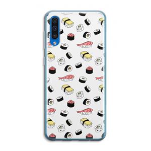 CaseCompany Sushi time: Samsung Galaxy A50 Transparant Hoesje
