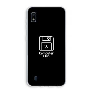 CaseCompany Hello: Samsung Galaxy A10 Transparant Hoesje