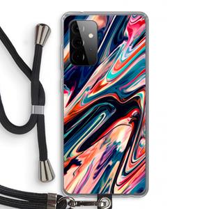 CaseCompany Quantum Being: Samsung Galaxy A72 5G Transparant Hoesje met koord