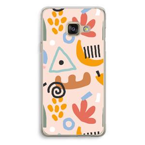 CaseCompany Abstract: Samsung Galaxy A3 (2016) Transparant Hoesje