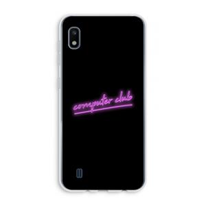 CaseCompany Vice Black: Samsung Galaxy A10 Transparant Hoesje