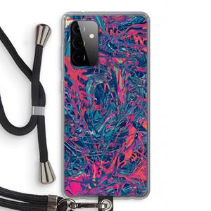 CaseCompany Sleeping Dreams: Samsung Galaxy A72 5G Transparant Hoesje met koord