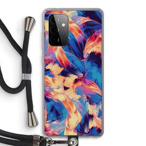 CaseCompany Tuesday Night: Samsung Galaxy A72 5G Transparant Hoesje met koord
