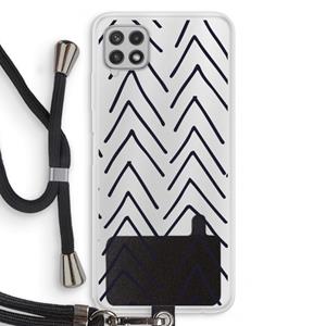 CaseCompany Marrakech Arrows: Samsung Galaxy A22 4G Transparant Hoesje met koord