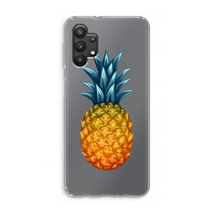 CaseCompany Grote ananas: Samsung Galaxy A32 5G Transparant Hoesje