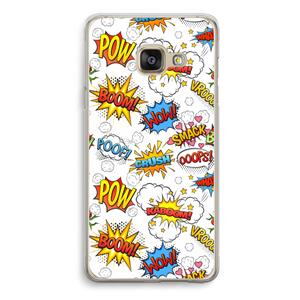CaseCompany Pow Smack: Samsung Galaxy A3 (2016) Transparant Hoesje