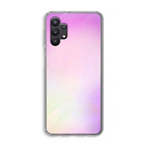 CaseCompany Flow mist pastel: Samsung Galaxy A32 5G Transparant Hoesje