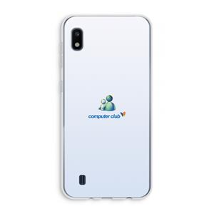 CaseCompany MSN: Samsung Galaxy A10 Transparant Hoesje