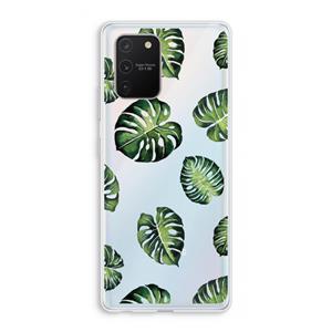 CaseCompany Tropische bladeren: Samsung Galaxy S10 Lite Transparant Hoesje
