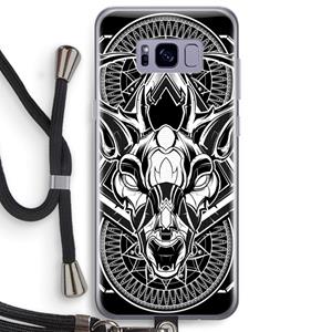 CaseCompany Oh Deer: Samsung Galaxy S8 Plus Transparant Hoesje met koord