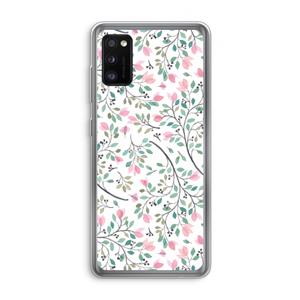 CaseCompany Sierlijke bloemen: Samsung Galaxy A41 Transparant Hoesje