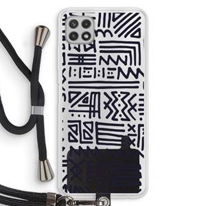 CaseCompany Marrakech print: Samsung Galaxy A22 4G Transparant Hoesje met koord