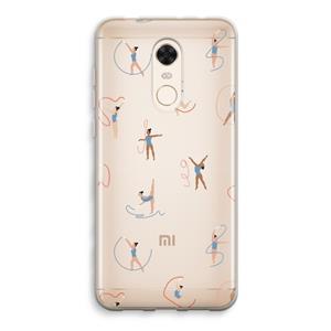 CaseCompany Dancing #3: Xiaomi Redmi 5 Transparant Hoesje