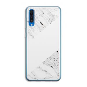 CaseCompany Biggest stripe: Samsung Galaxy A50 Transparant Hoesje