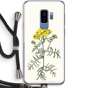 CaseCompany Tansy: Samsung Galaxy S9 Plus Transparant Hoesje met koord
