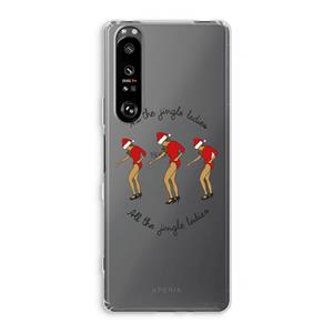 CaseCompany Jingle Ladies: Sony Xperia 1 III Transparant Hoesje