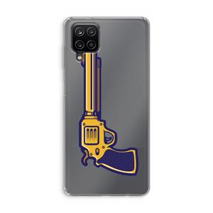 CaseCompany Pew Pew Pew: Samsung Galaxy A12 Transparant Hoesje