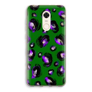 CaseCompany Green Cheetah: Xiaomi Redmi 5 Transparant Hoesje