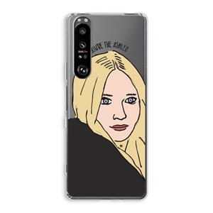CaseCompany Ashley: Sony Xperia 1 III Transparant Hoesje