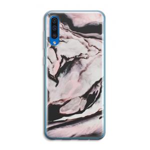CaseCompany Roze stroom: Samsung Galaxy A50 Transparant Hoesje