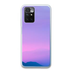 CaseCompany Sunset pastel: Xiaomi Redmi 10 Transparant Hoesje