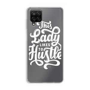 CaseCompany Hustle Lady: Samsung Galaxy A12 Transparant Hoesje