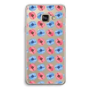 CaseCompany Klaproosjes: Samsung Galaxy A3 (2016) Transparant Hoesje