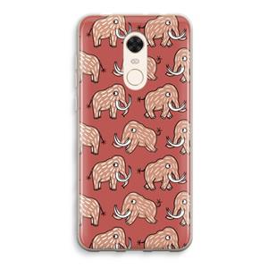 CaseCompany Mammoet: Xiaomi Redmi 5 Transparant Hoesje