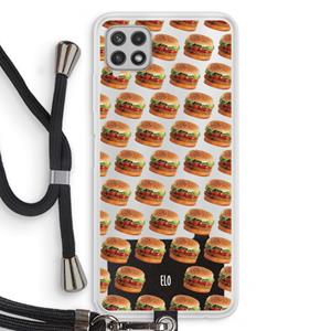 CaseCompany Giants: Samsung Galaxy A22 4G Transparant Hoesje met koord